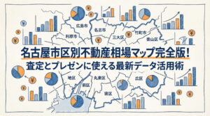 名古屋市区別不動産相場マップ完全版！査定とプレゼンに使える最新データ活用術